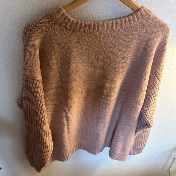 Evri Sweater Pale Rose Pink size 1X Women - Picture 3 of 10